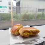 手造りパン工房 パオ - かぼちゃまんじゅう　パイや栗饅頭よりも水分が持ってかれない感じミャ
