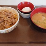 Sukiya - 並盛モーニング500円