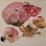 リストランテ ラ チャウ - 前菜の盛り合わせ(Aコース1680円)