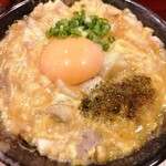 親子丼専門店 ○勝 - 特上親子丼　稲垣種鶏場純系　名古屋コーチンを使用