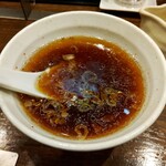 櫻井中華そば店 - スープ割り