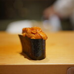 高柿の鮨 - 蝦夷馬糞雲丹