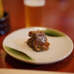 喜寿司 - お通し：鰻