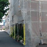 カフェ・アカリ - 外壁工事中？