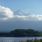 富士山の見えるカフェ - テラス席からの富士