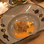 鮨 たかはし - 鯵イクラソース