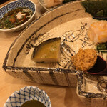 アワビ　アンキモ　白エビ