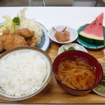 田口酒店食堂 - 料理写真:豚ひれかつ定食