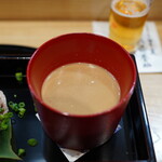 天ぷら 正心庵 - ゴマダレで