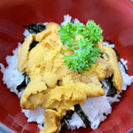 田中食堂 - 生うに丼アップ