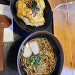 レストラン いいたか - かけそばとミニかつ丼