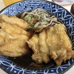 そばうどん 立ち喰い雑賀屋 - 鶏天極上そば