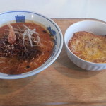 清龍 - 坦々麺と天津飯