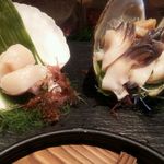 亀喜寿司 - 一人鍋 (ホタテ＆ホッキ)