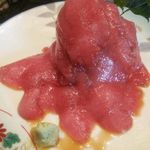 亀喜寿司 - メバチ鮪マグロ漬け (8０㎏級 尾に近いヴイ はがし)