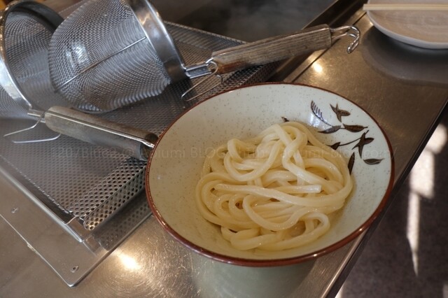 Oshima Udon restaurant in Takamatsu, Japan