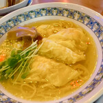 台湾夜市カシンフウSapporo - 海老ワンタン麺(塩）