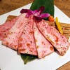 Kuroge Wagyuu Semmon Ten Yakiniku Gou Noya - 黒毛和牛上カルビ〈たれ〉…１５９０円(税抜き)