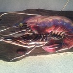 つけ麺 五ノ神製作所 - カッコいい海老オブジェ