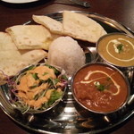 リトルインディア - ラルキセット（チキンが後からきたので写真にはないです