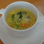 彩華 - 10月24日　Ｃランチ　野菜と玉子スープ
