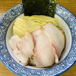 Ouja - 鮭つけ麺&つるしチャーシュートッピング