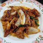 餃子の王将 - ホルモン味噌炒め