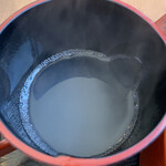 更科 - 蕎麦湯はサラサラタイプですね♡