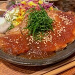 草庵 - ポークソテーおろしソース