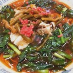 さかえや - 満州にらラーメン（醤油・アップ）