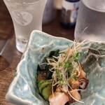 ひとひら - 水蛸吸盤ポン酢をハーフで☆