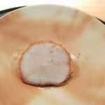 鮨 やま田 - 煮ホタテのフライ(蕪添え)