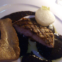 RESTAURANT DAZZLE - スズキのソテーとひじきソース