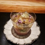 炭火割烹 白坂 - ⚫水貝の冷製