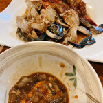 しみず - ケジャンとエビジャンのミソをママが別容器に入れてくれました(^^)