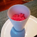 蒼 - 「ソルダムのグラニテ」果物の酸味が大好きすぎるワタクシ、ヒャッホーッ♪と叫びたくなる。