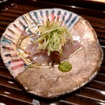 蓬左茶寮 - 釣りアジ かくや 柚子胡椒