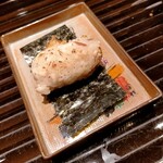 蓬左茶寮 - イサキ塩焼きのおむすび