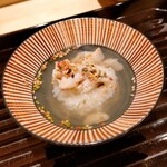 蓬左茶寮 - 平貝の茶漬け