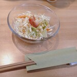 美魚美菜 立花 - ランチはサラダとお吸い物付き