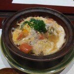 割烹 清風 - 煮椀：太刀魚の卵とじ