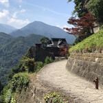 宝珠山立石寺売店 - 山寺の山頂付近。