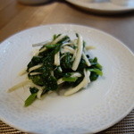 倶楽湾 - まこも茸と空心菜の炒め物