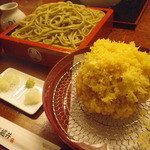 総本家更科堀井 - かき揚げとおそば