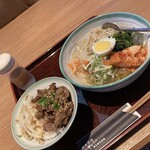Seiroya Gensan - 冷麺 ミニ牛丼セット 990円