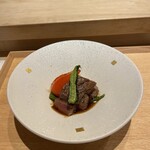 小料理屋 菜 - 和牛の照り焼き