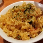 麺屋 六感堂 - ムール貝とトマトの炊き込みご飯