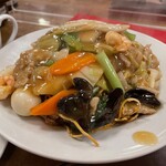 南海飯店 - かたい焼ソバ