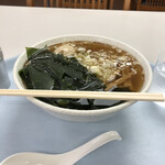 麺屋 まさと - わかめラーメン、煮卵トッピング、750円＋100円。