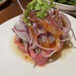 イタリアンバル シード - アボカドの牛たたき包み